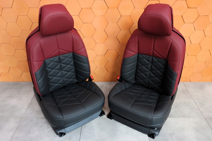 фото №14, Bmw 7' g70 i7 g70 салон сиденья sport з підігрівом bowers veganza burgundy