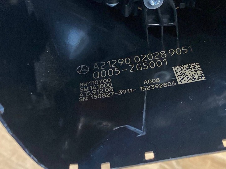 фото №6, Переключатель колонки руль mercedes e-klasa w207 w212 оригинальный номер a2129002028