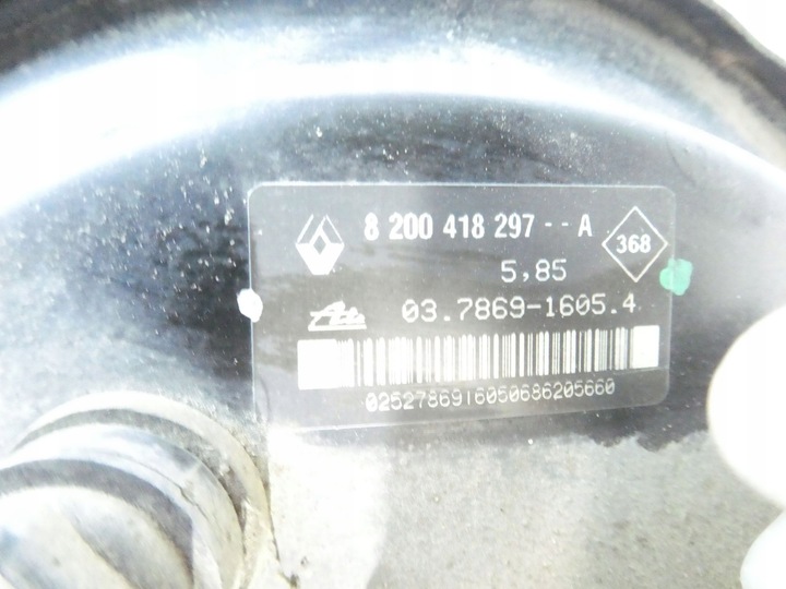 фото №3, Підсилювач гальмівні renault espace iv 2.2dci 8200418297a