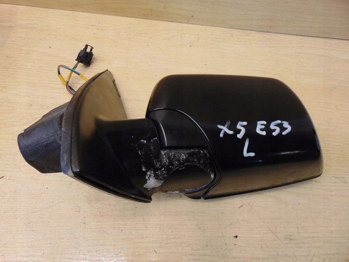 фото №7, Зеркало ele. левая bmw x5 e53 чёрный 5pin европа