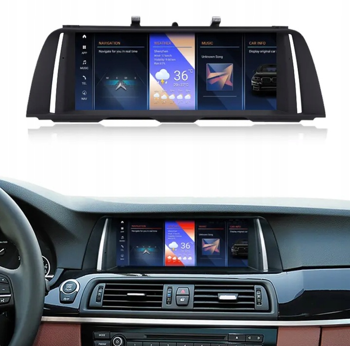 фото №13, Екран радіо андроїд 14 8gb ram bmw f10 f11 систем cic snapdragon 665