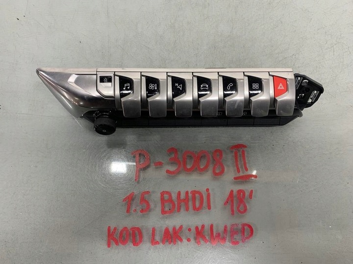 фото №1, Панель кнопка кнопки peugeot 3008 ii 98249155dx