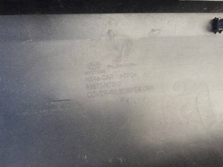 фото №10, Hyundai tucson 2020- 20 21- накладка дифузор зад