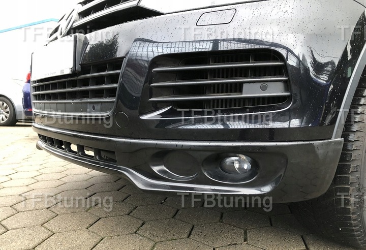 фото №9, Спойлер накладка бампера перед touareg 7p 2010-2014 ver2 tfb тюнинг