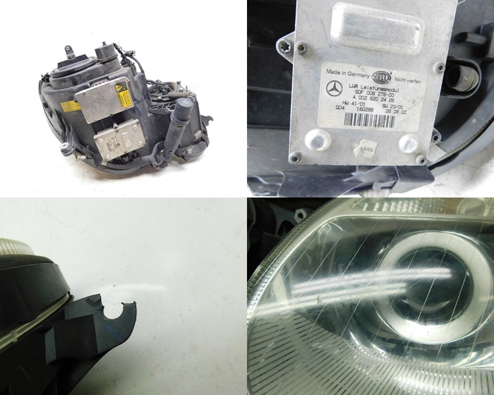 фото №15, Перед капот бампер pas переднє крило ксенон поворотний mercedes w211 02-06