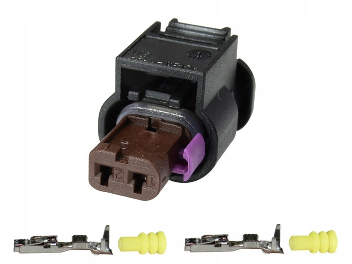 фото №1, Штекер роз'єм з'єднувач роз'єм mcon 2 pin damskie 4h0973702