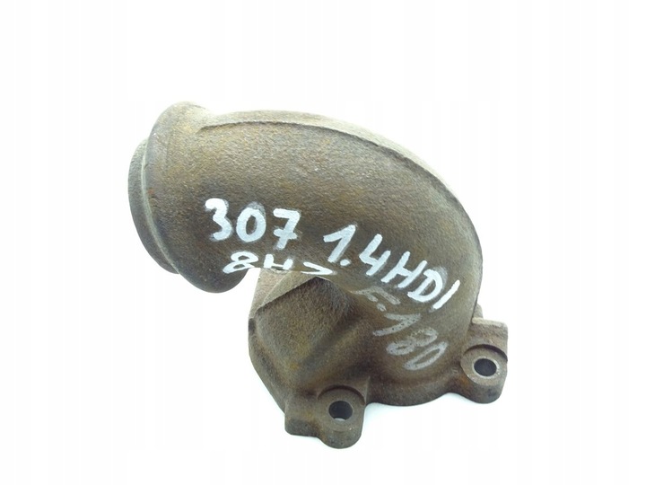 фото №1, Peugeot 307 01- 1.4 hdi 8hz колено турбокомпрессора