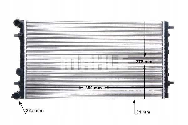 фото №10, Радіаторів двигуна води vw new beetle 1.4-2.0 01.98-10.10 mahle