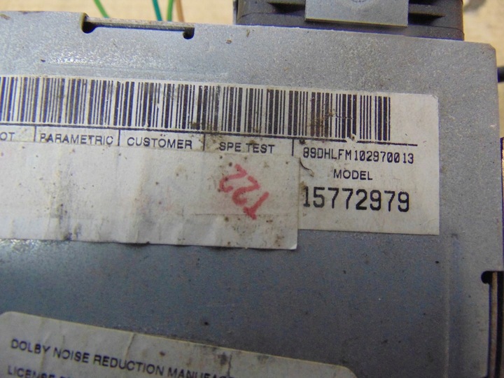 фото №15, Радіо заводські chevrolet tahoe ii 1999-2002 15772979