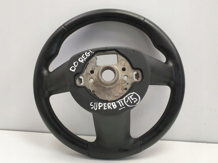 фото №10, Skoda superb ii кожаный руль кожа