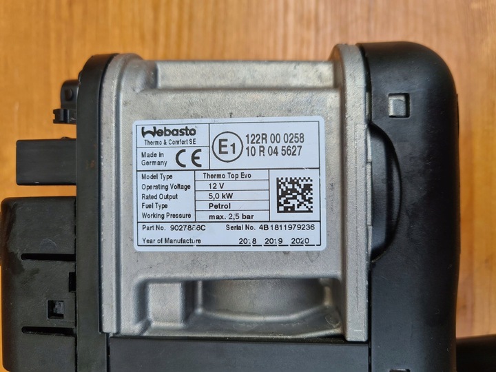 фото №7, Вебасто bmw 3 g20 g21 64.12-9389092-02 evo benz ii