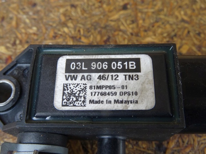 фото №11, Golf vi vii q3 8u a3 8v 2.0 tdi датчик давления выхлопных газов 03l906051b