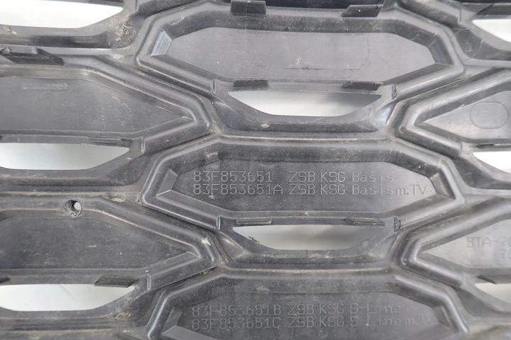 фото №12, Audi q3 83a чёрный s-line 2018- решётка радиатора решётка