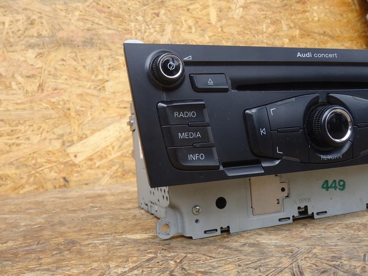 фото №13, Audi a4 b8 8k a5 8t радиопроигрыватель радио cd audi concert 8t2035186c
