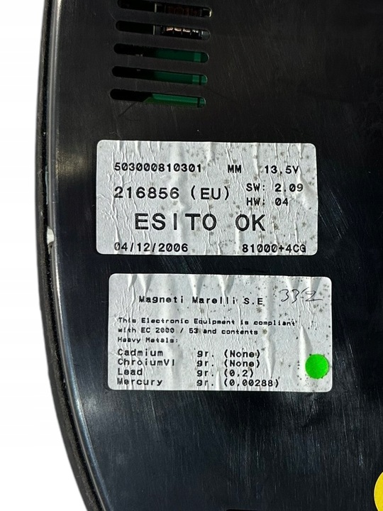 фото №7, Maserati quattroporte m139 манометр спидометр спидометр 216856