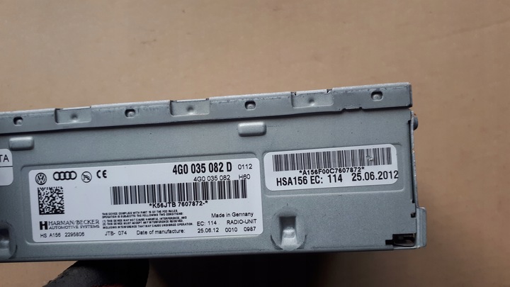 фото №8, S4 b8 рестайлинг a4 модуль тюнер радио 4g0035082d a5 s5