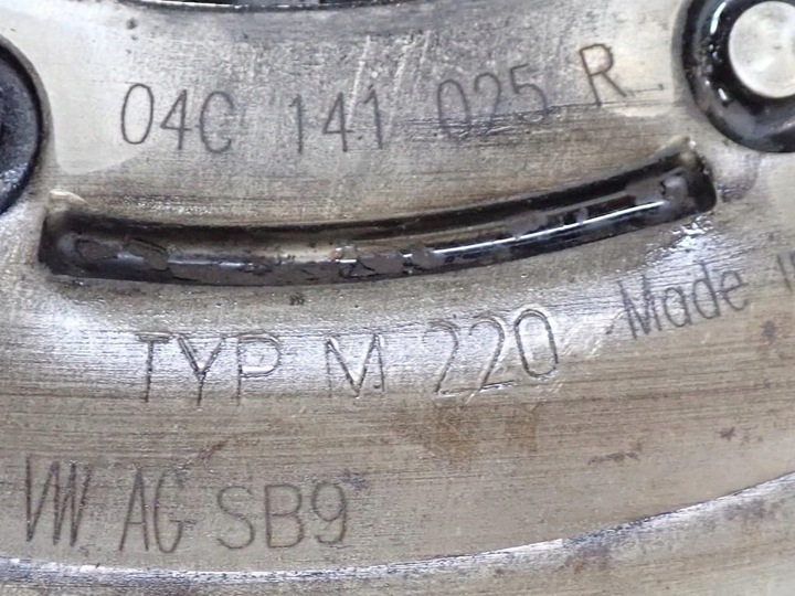 фото №14, Сцепление комплектные двухмассовый маховик 04c105266e 04c141025r vw t-roc 1.0 tsi dkr 20r