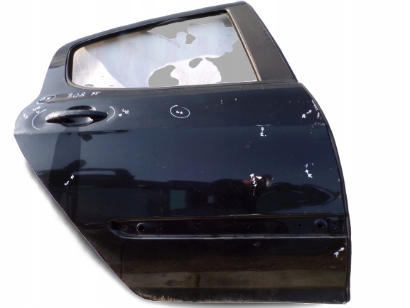 фото №1, Двері правий зад peugeot 308 t7 хетчбек