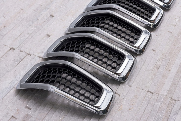 фото №10, Jeep cherokee v kl 14-18 передній рестайлінг вкладиші решітка хромовані 68303626aa