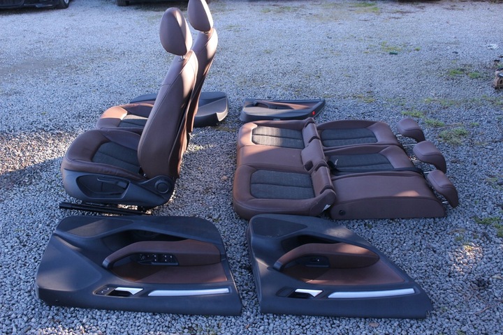 фото №7, Коричневые салон сиденья диван audi a3 8v hb eu