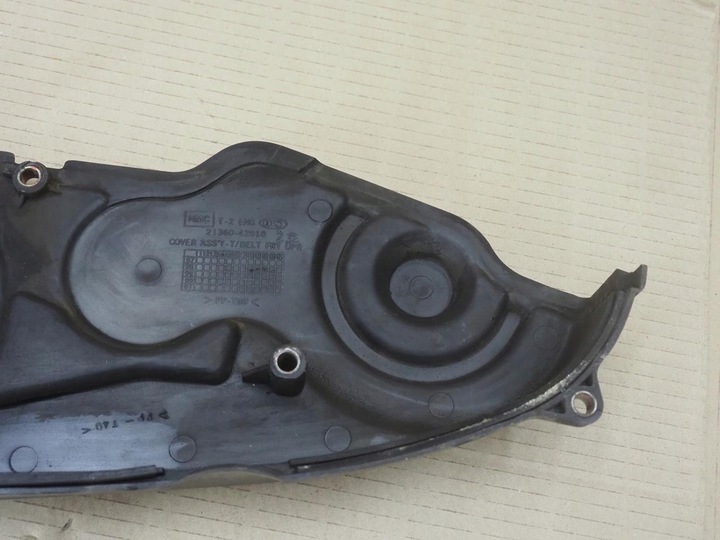 фото №13, Hyundai h1 2001r 2.5 td d4bf корпус захист розподільний вал