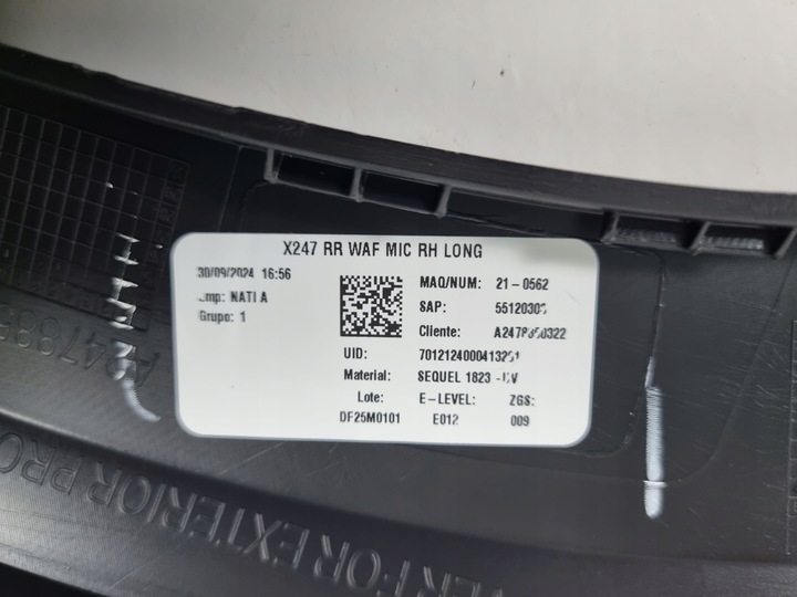 фото №8, Mercedes glb w247 планка накладка крила задня права зад a2478850322