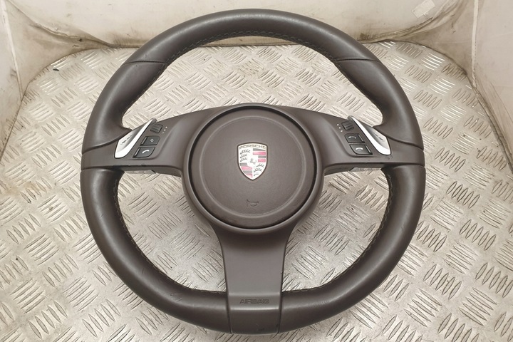 фото №9, Кермо porsche cayenne 92a 7pp419091ae 3.0l гібрид 245kw 2011