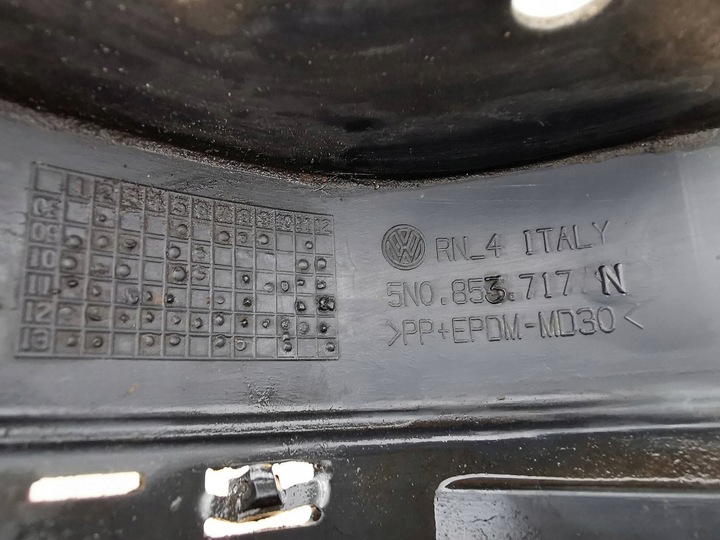 фото №13, Vw tiguan i 5n0 r-line планка na крыло бампер переднее левая 5n0853717n