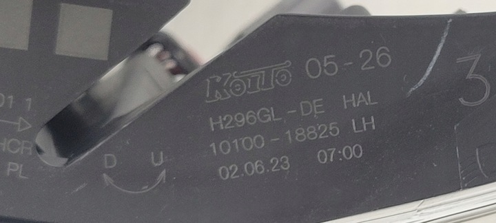 фото №9, Лампа левая линза led toyota avensis iii t27 рестайлинг 2011- koito 05-26