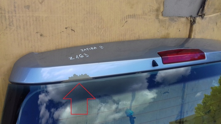 фото №8, Крышка зад задняя opel zafira b 05- z163