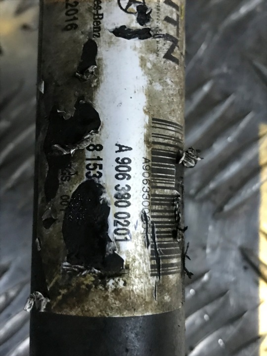 фото №7, Піввісь mercedes sprinter 906 oem номер 9063300201