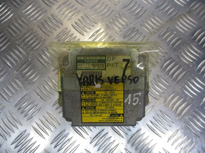 фото №1, Модуль подушка безопасности toyota yaris verso 1.3 vvt-i 89170-52070