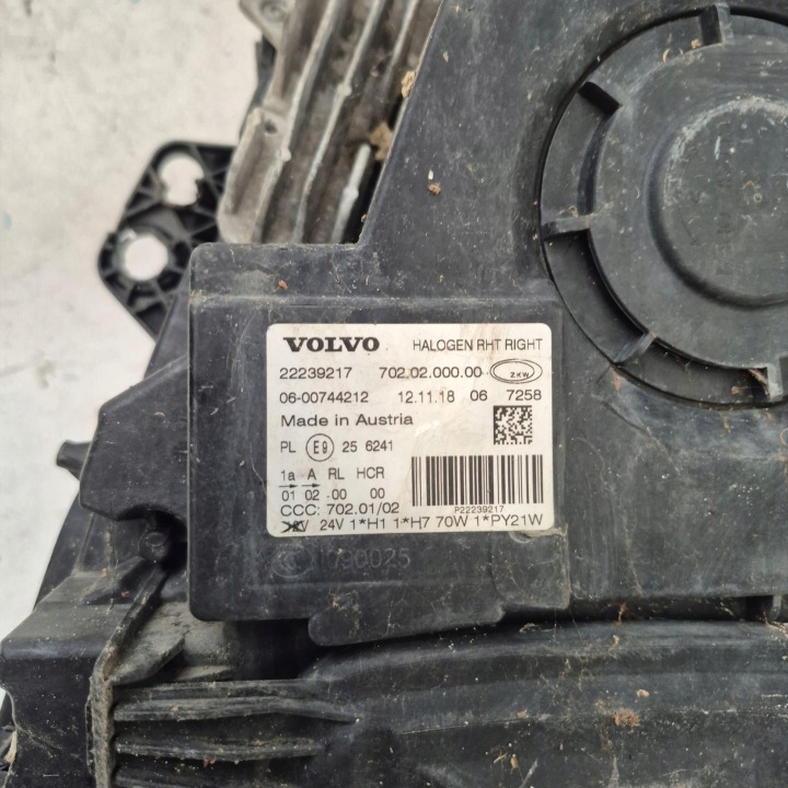 фото №11, Volvo fh4 фара права перед передня 22239217