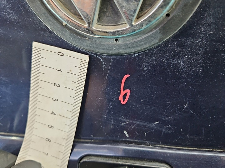 фото №8, Кришка багажника зад vw polo 95-01 sedan 4d темно-синій