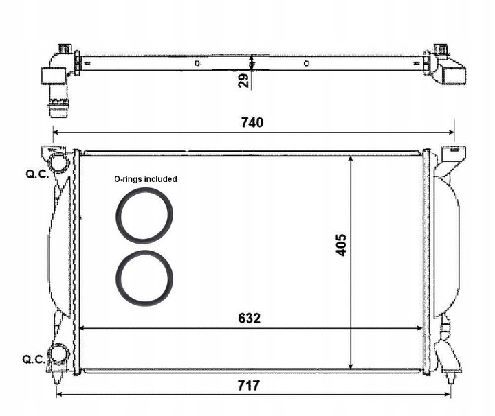 фото №14, Nrf 50539 радіаторів, система охолодження двигуна