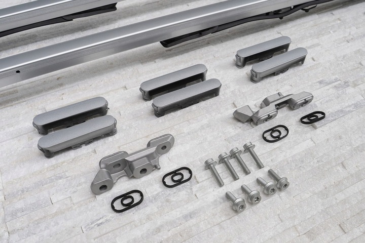 фото №7, Land rover discovery 5 l462 17+ рейлінги дахові сріблястий стиль oem vplrr0156