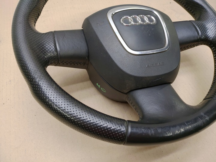 фото №9, Кермо + подушка безпеки мультифункція шкіра s-line sline audi a3 8p роки 03-08