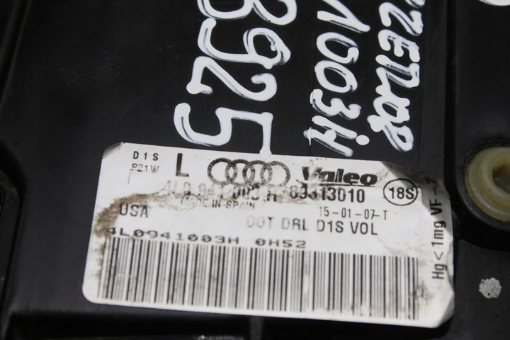 фото №11, Лампа лівий перед audi q7 bixenon 4l0941003a