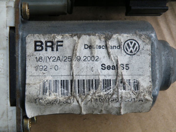 фото №7, Seat leon toledo vw golf mkiv mk4 моторчик стёкла левый перед 0536003502