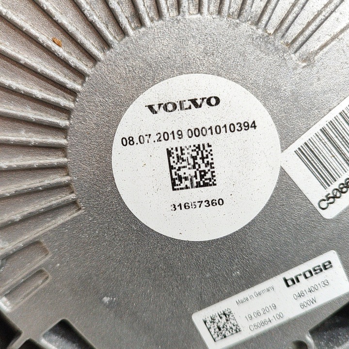 фото №5, Volvo xc60 2019 ротор вентилятора