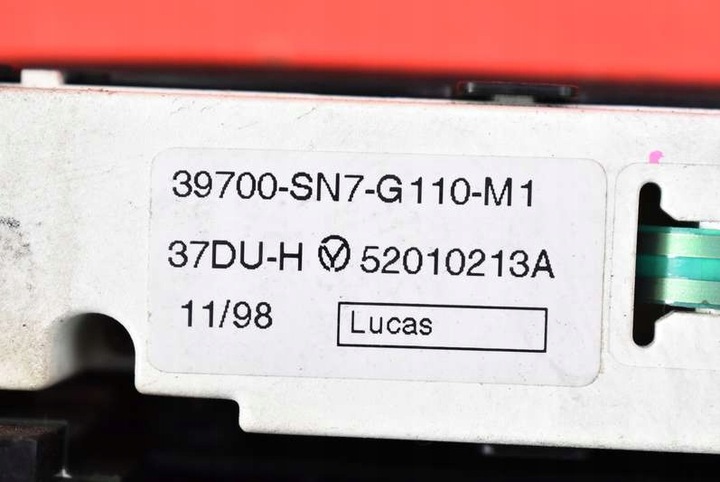 фото №9, Панель управление воздуховод климат 79600sn7 honda accord 5 v рестайлинг 96-98