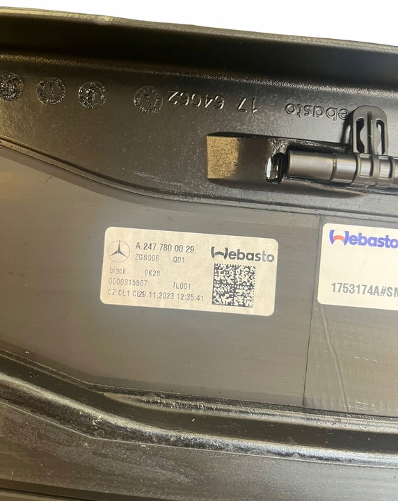 фото №10, Крыша панорама люк mercedes a2477800801