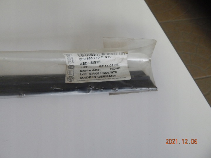 фото №1, Новая планка крыша audi a4 8e9853710c 01c