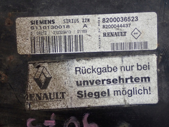 фото №6, Renault megane i 1.4 компьютер двигателя 8200036523 s110130018 8200044437