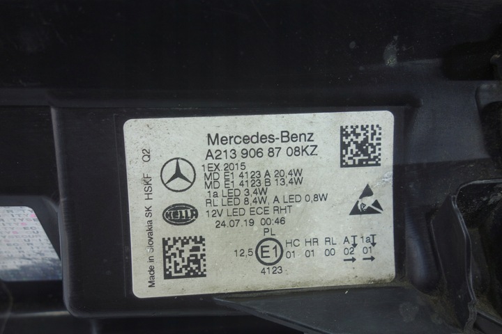 фото №10, Лампа перед левая mercedes e w213 a2139068708