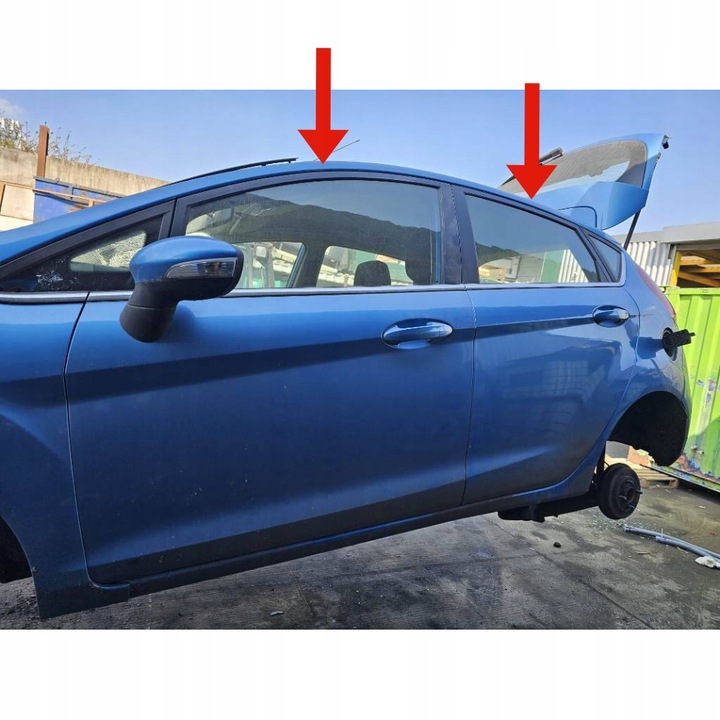 фото №1, Ford fiesta mk7 5d 08-17 дверь передние левая перед задние левая зад комплект