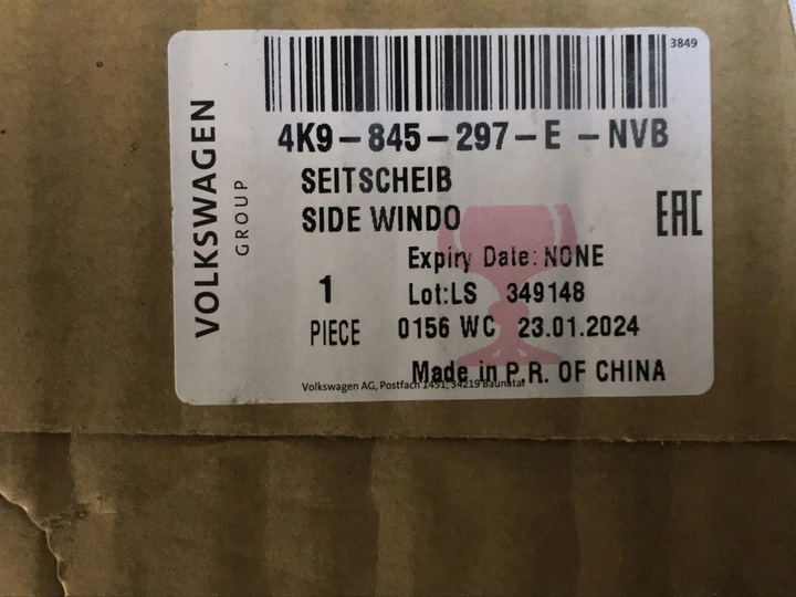 фото №11, Стекло зад левая audi a6 c8 универсал 2019r 4k9845297e