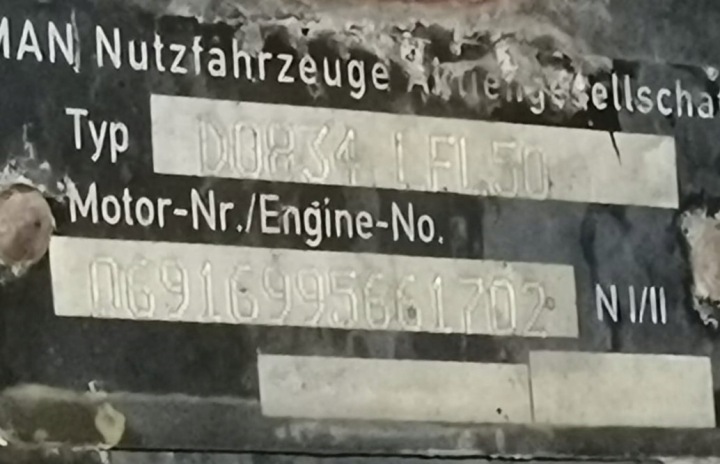 фото №7, Комплектный двигатель man tgl d0834 180 km евро 5