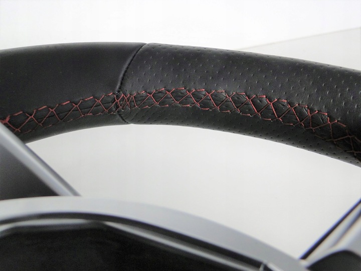 фото №9, Mercedes e клас 212 w212 кермо чорно-червоний nić amg