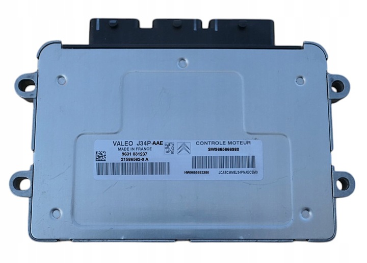 фото №1, Блок управления peugeot 206 1.4 9665666980 21586562-9a программирование